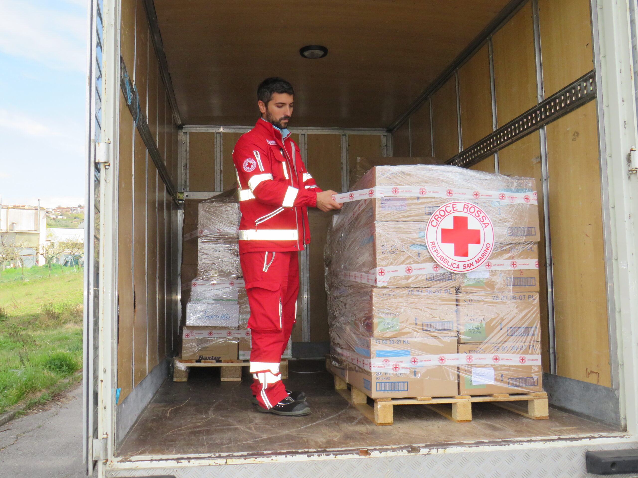 San Marino. La Croce Rossa Sammarinese invia medicinali e materiale sanitario in Ucraina