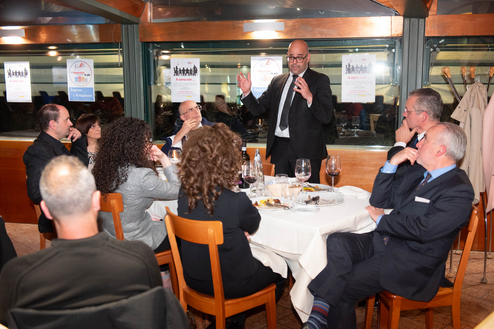 San Marino. “A cena con…”, il segretario Ciavatta ospite della prima serata organizzata dall’Unas