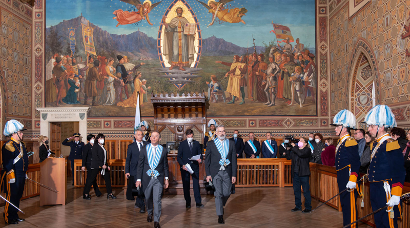 San Marino. Il primo discorso della Reggenza Mina-Rondelli al Consiglio: “Sostegno e solidarietà all’Ucraina”