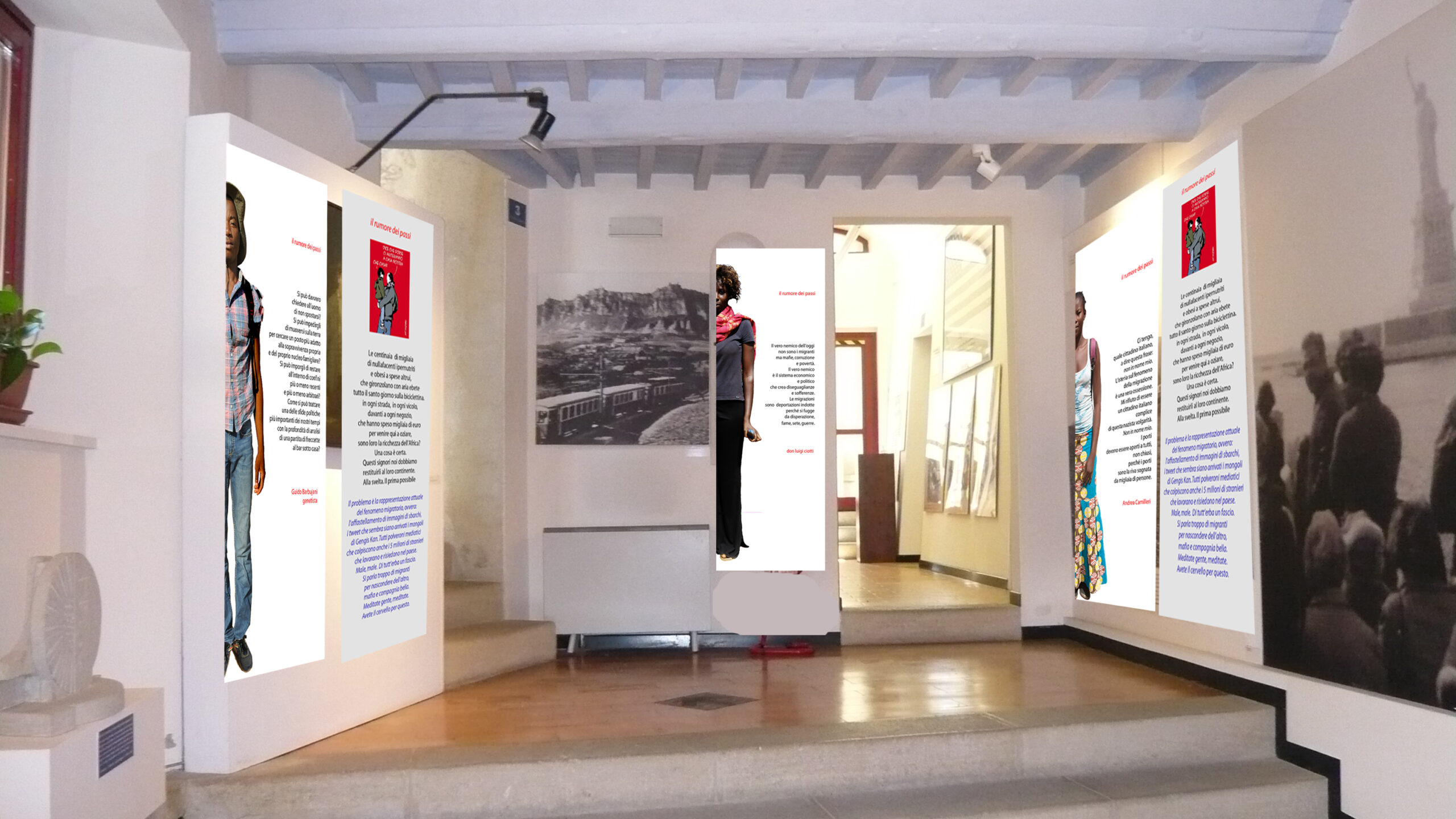 “Il rumore dei passi”, la mostra sulle culture in movimento al Museo dell’Emigrante di San Marino