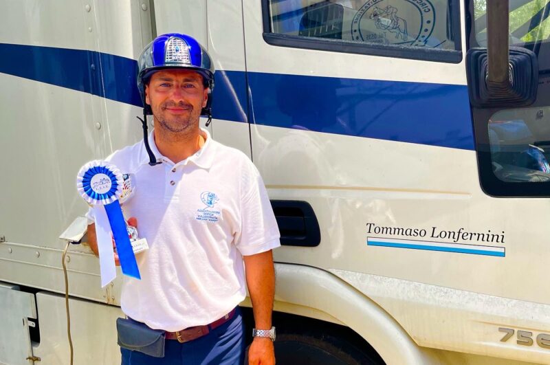 Campionato nazionale cavalli 5 anni, Tommaso Lonfernini vince la tappa di Bologna