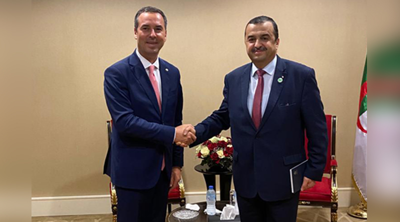 San Marino. Il Segretario Lonfernini incontra Mohamed Arkab, Ministro dell’Energia dell’Algeria