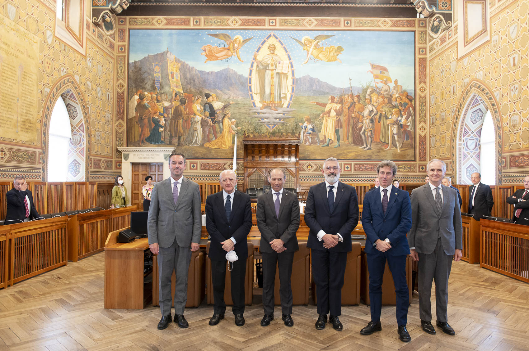 San Marino. Visita ufficiale del presidente della Regione Campania Vincenzo De Luca