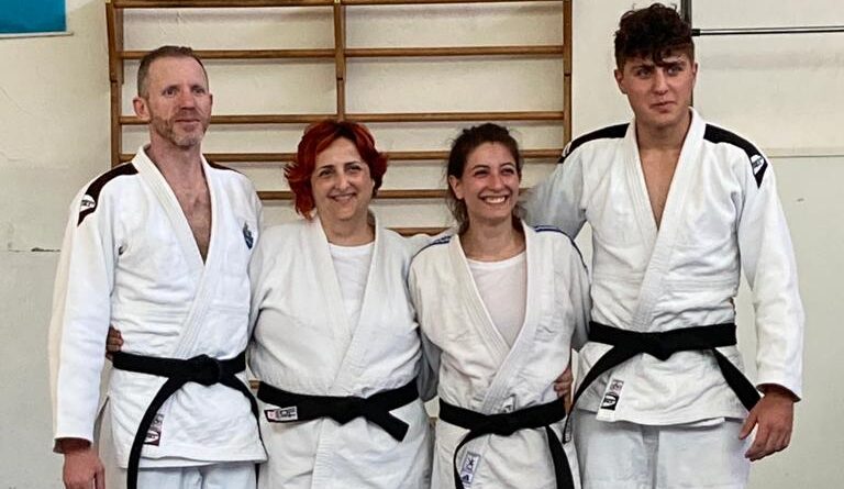 Judo, quattro nuove cinture nere 1° Dan a San Marino
