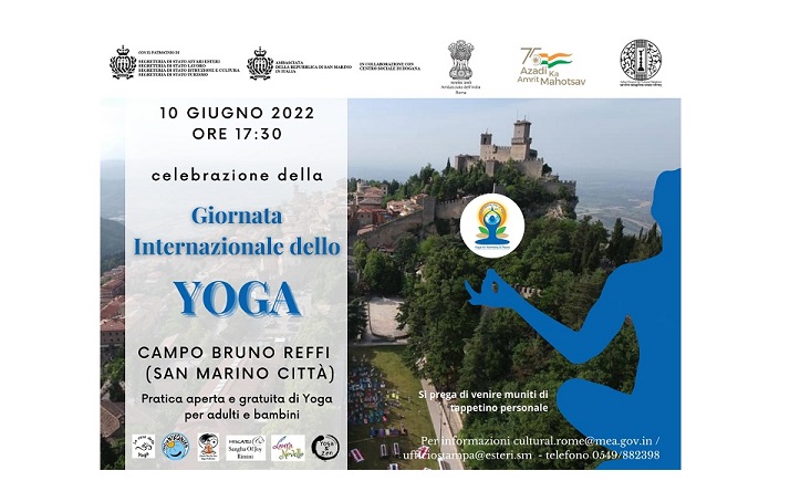 San Marino celebra la Giornata Internazionale dello Yoga il 10 giugno