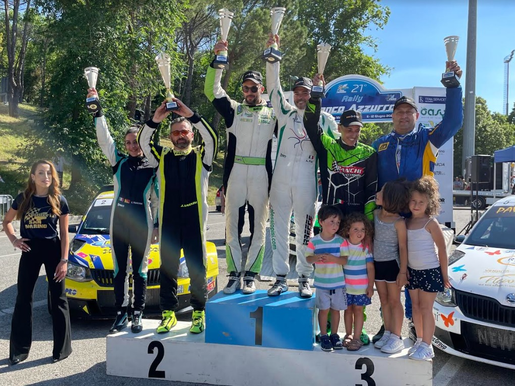 San Marino. Alessio Pisi vince il 21° Rally Bianco Azzurro