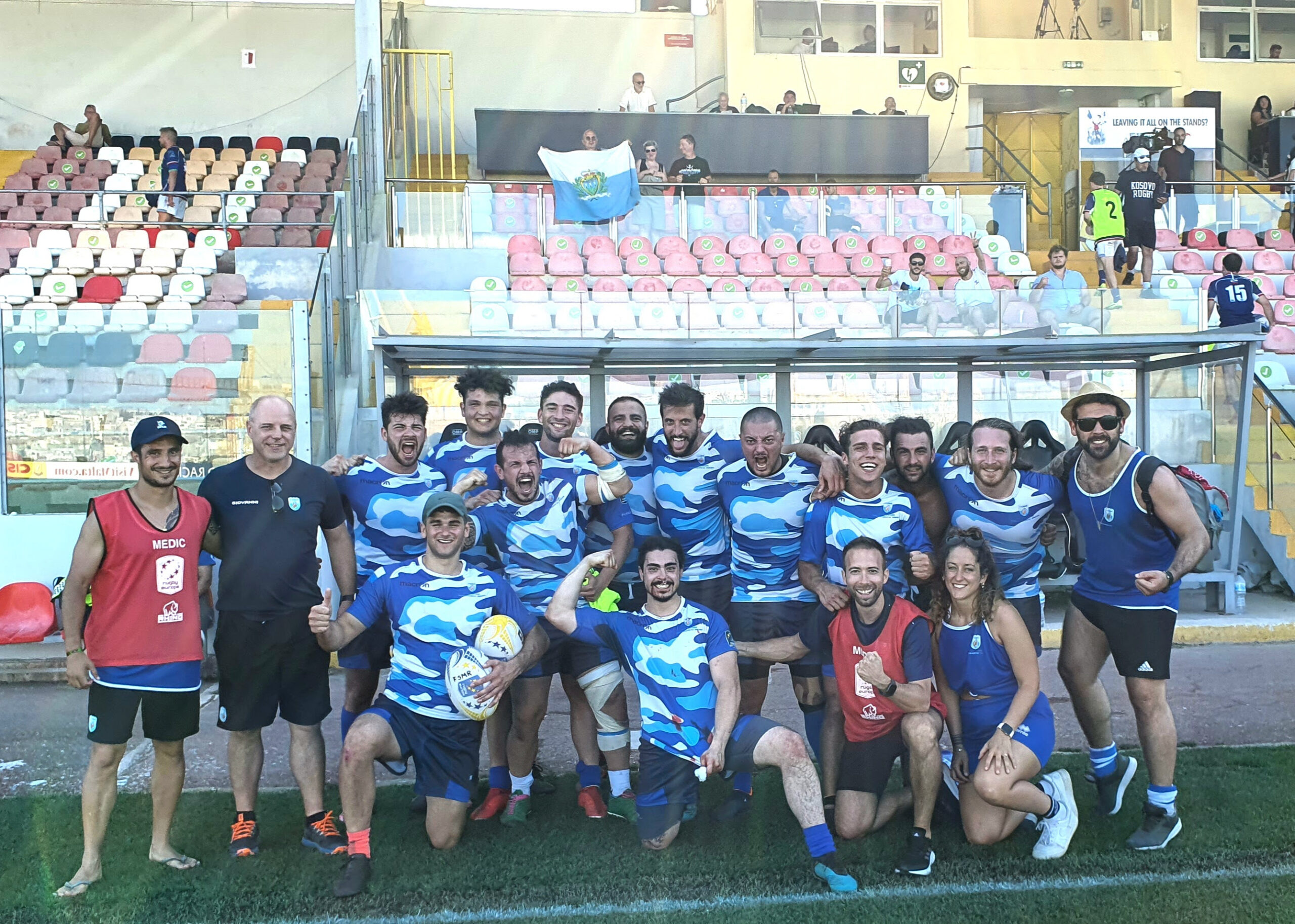 Rugby a 7, San Marino vince 2 partite su 3 nel primo giorno di Conference 2