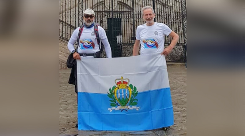 Giovanni Francesco Ugolini e Andrea Paesini hanno concluso il cammino di Santiago de Compostela