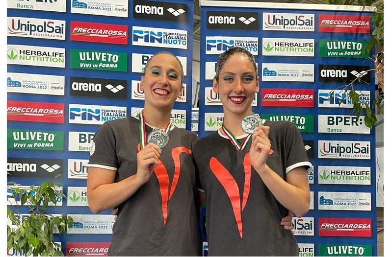 Nuoto sincronizzato: Verbena e Zonzini confermano l’argento ai Campionati Italiani estivi