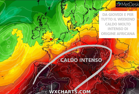 San Marino. Meteo: da giovedì e per tutto il weekend ci investirà l’onda più calda dell’anticiclone africano