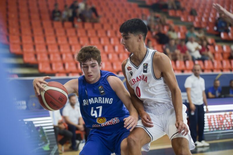 Basket. U16 European Championship, San Marino esce sconfitta al debutto con l’Albania
