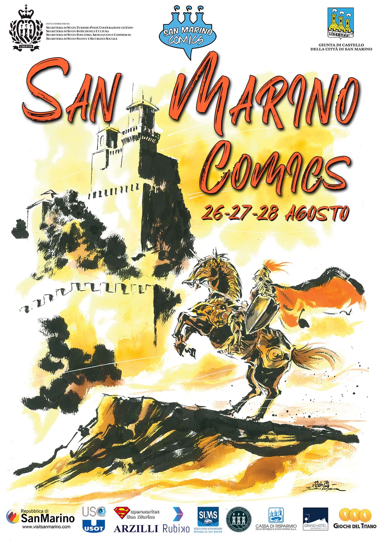 San Marino Comics, svelato il manifesto dell’edizione 2022