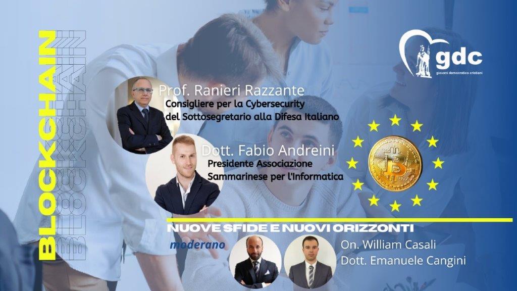 San Marino. Venerdì evento on line sul tema Blockchain