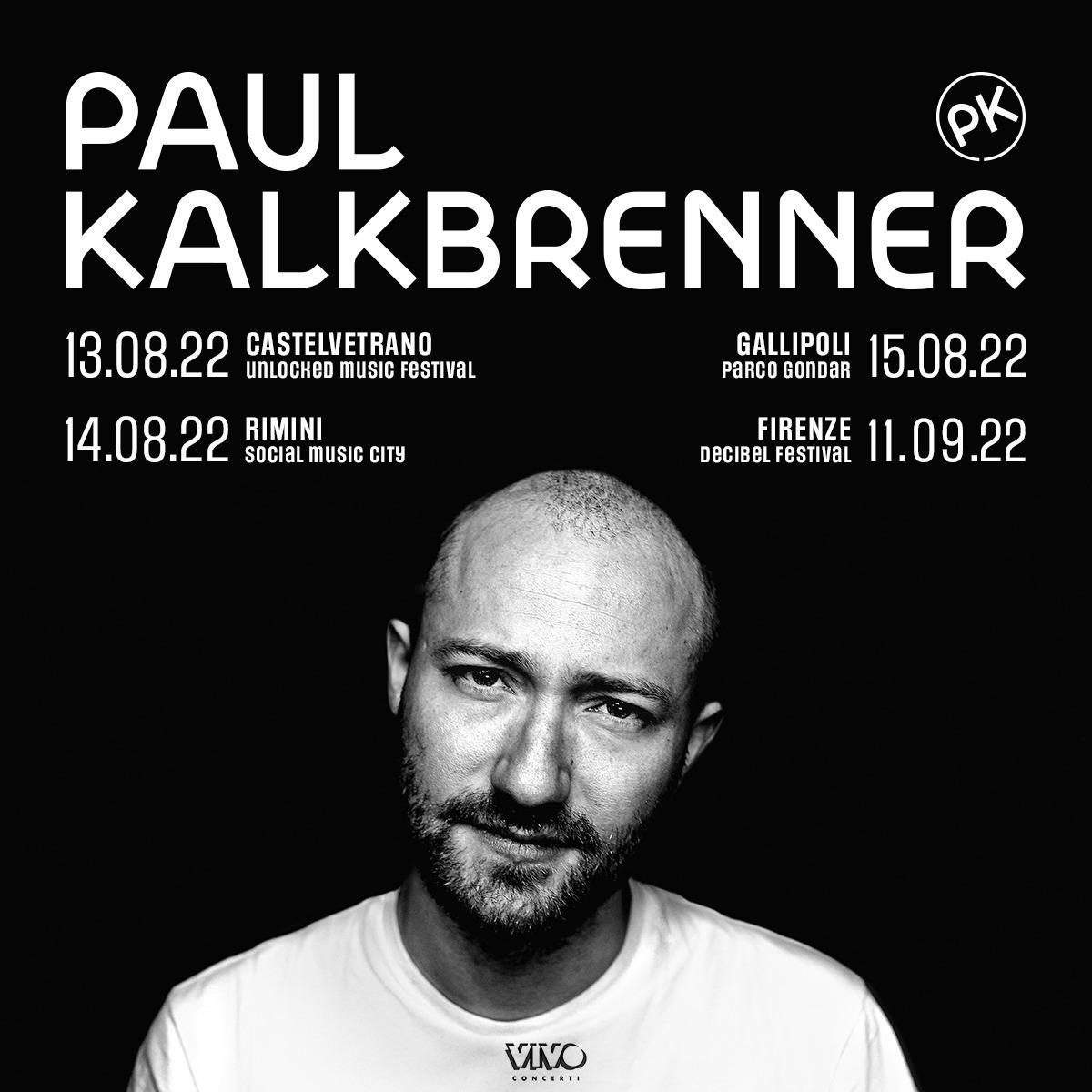 Paul Kalkbrenner a Rimini per la vigilia di Ferragosto, già in vendita i biglietti del dj set live