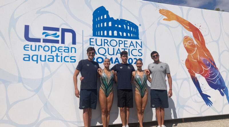 San Marino continua a stupire agli Europei di nuoto: Verbena e Zonzini in finale nel duetto sincronizzato