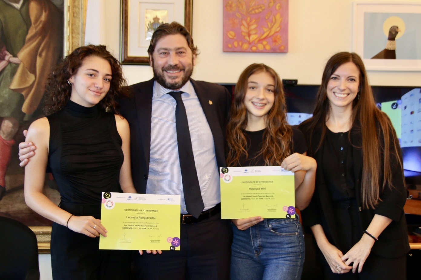Due studentesse di San Marino al Forum globale del turismo dei giovani