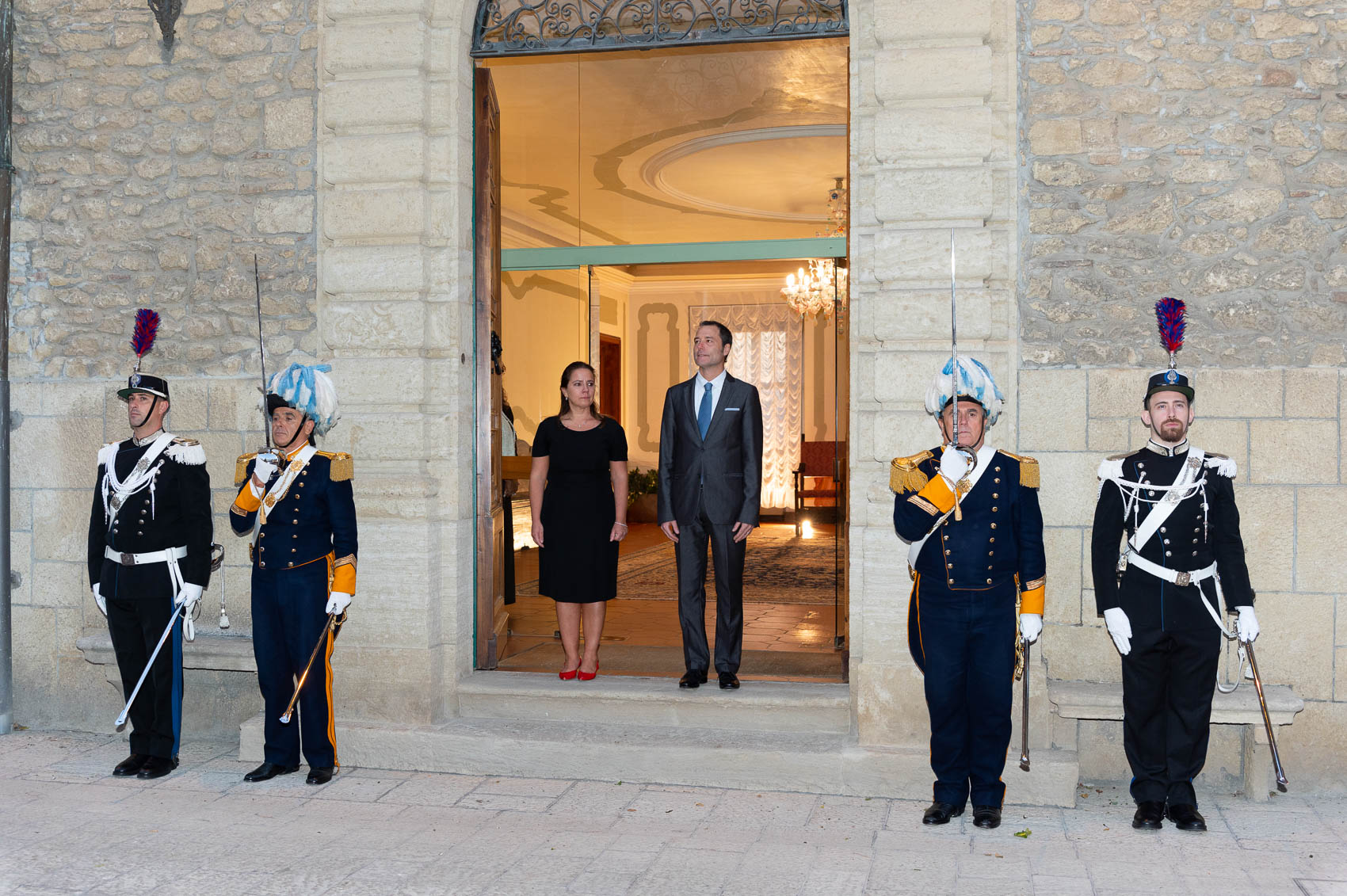 San Marino. Capitani Reggenti Pro tempore: Maria Luisa Berti e Manuel Ciavatta