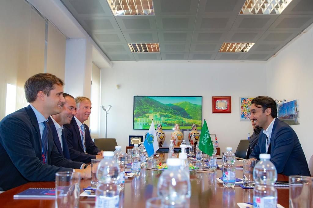San Marino. Incontro di Beccari e Lonfernini con il Ministro per lo Sport dell’Arabia Saudita
