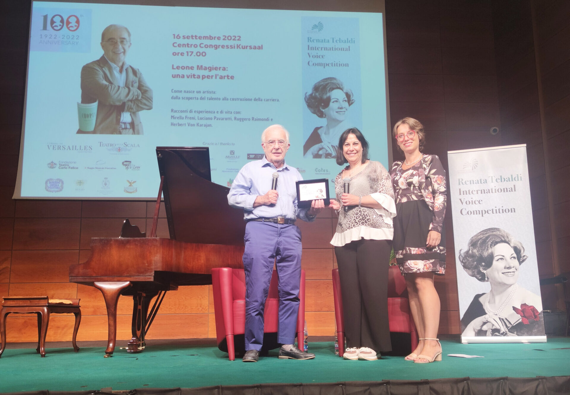 Concorso internazionale di canto “Renata Tebaldi” a San Marino, conferito a Leone Magiera il premio Vissi d’arte 2022