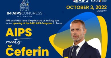 San Marino tra i 110 paesi al congresso AIPS di Roma dal 3 al 6 ottobre