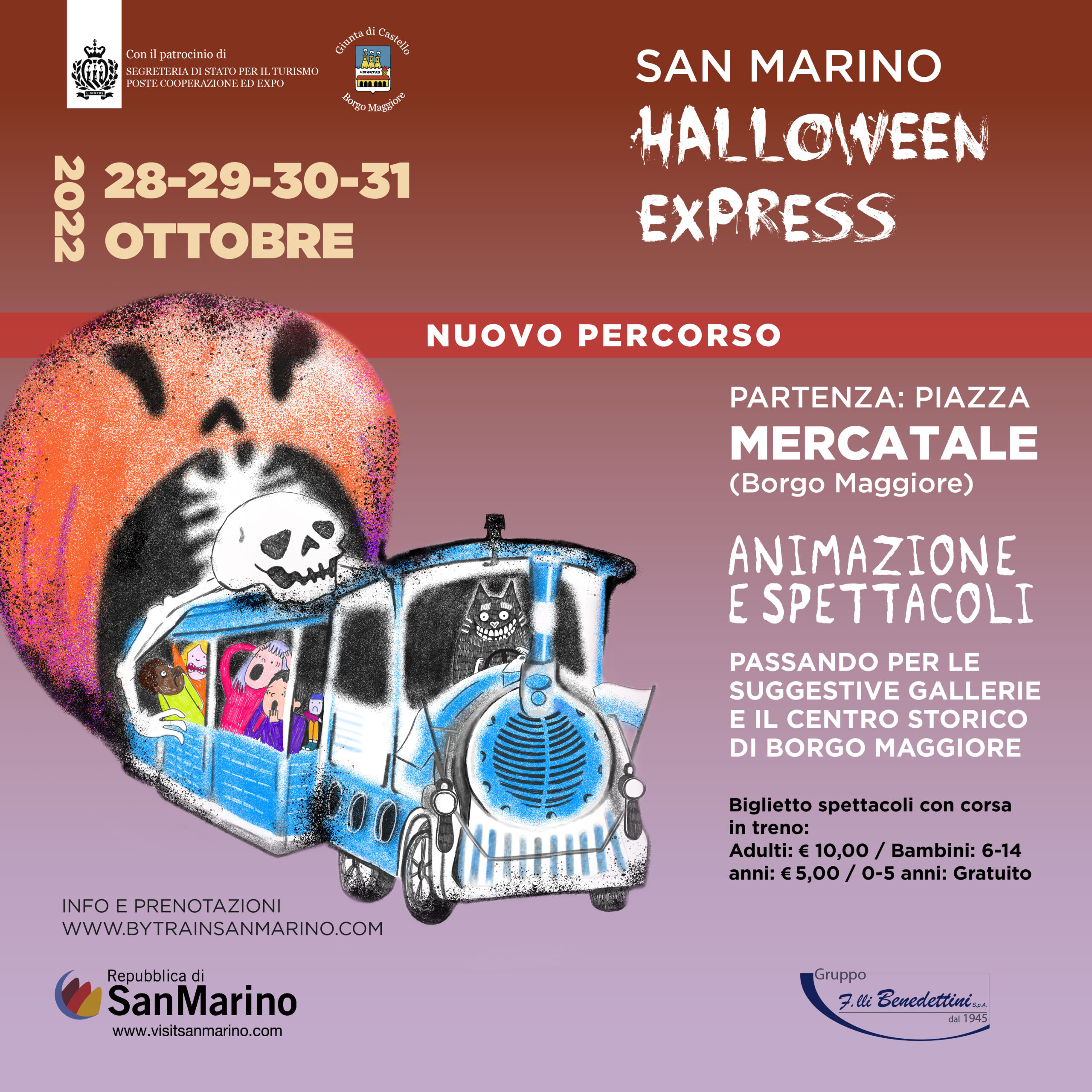 La Serenissima ritorna a bordo del “San Marino Halloween Express”