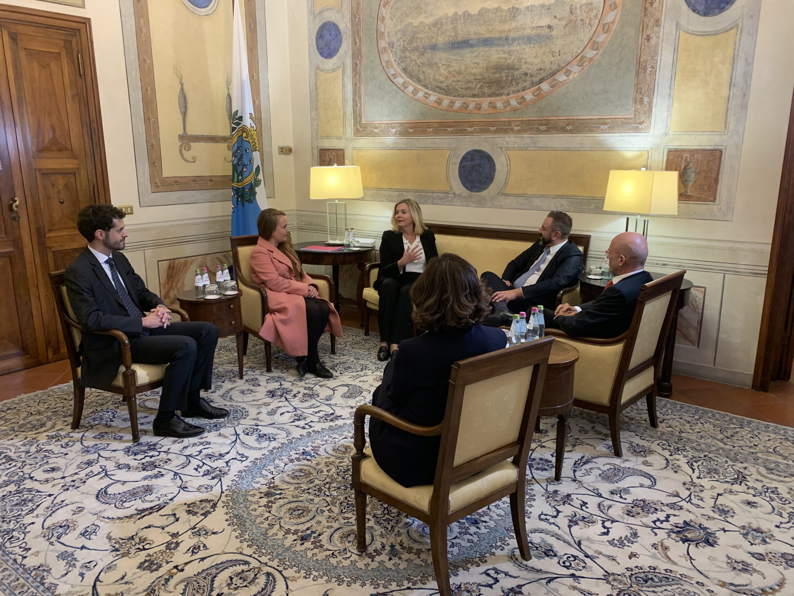 San Marino. La Vice Presidente della Commissione per gli Affari Esteri del Parlamento Europeo in visita sul Titano