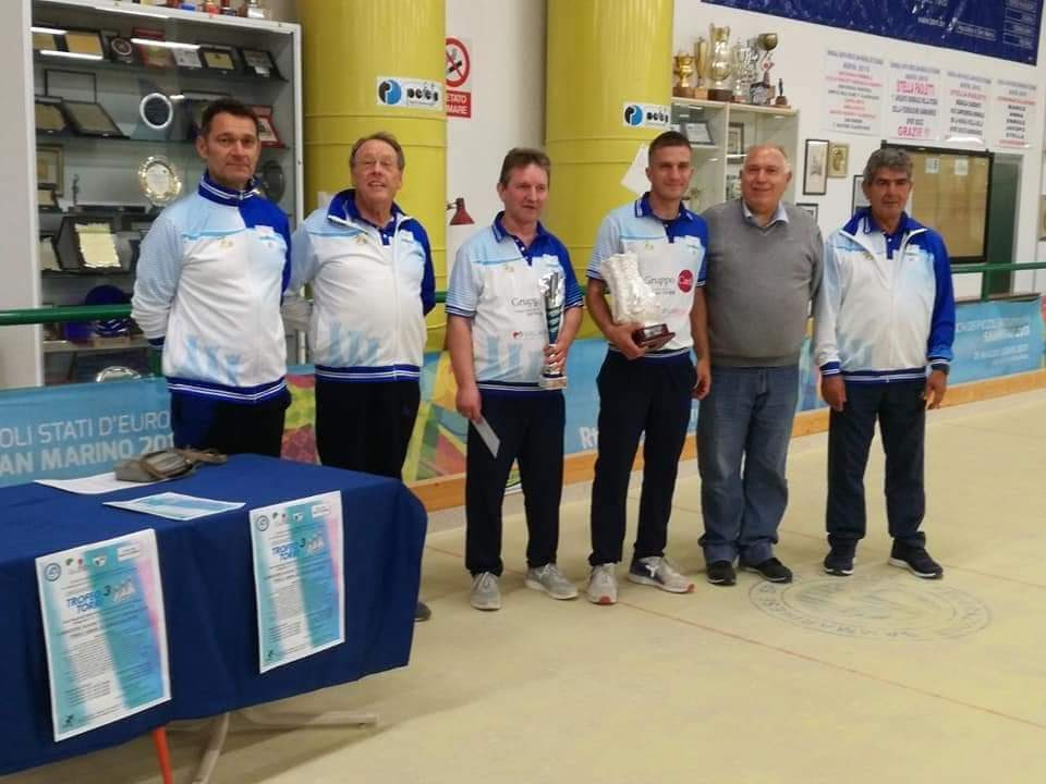 Bocce, Enrico Dall’Olmo è il vincitore del Trofeo Tre Torri di San Marino