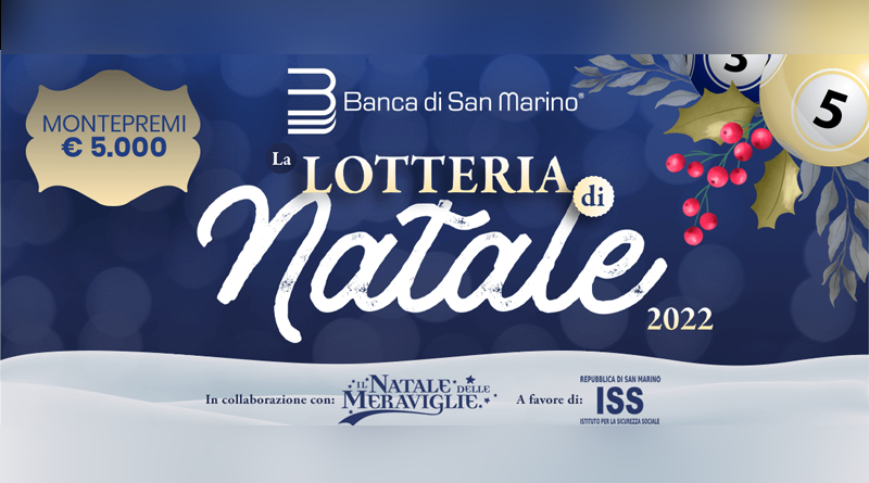 Lotteria di Natale Banca di San Marino, sarà possibile acquistare i biglietti fino al 14 dicembre