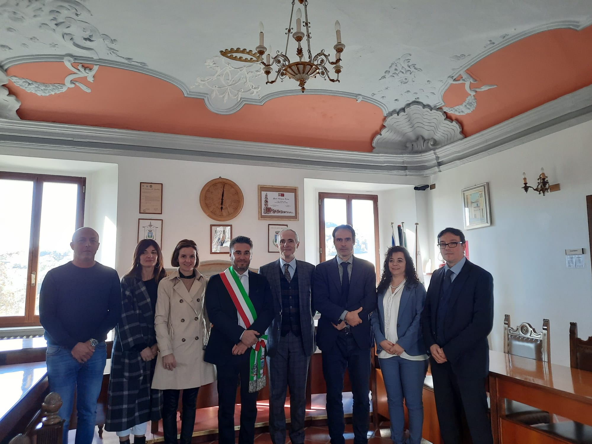 San Marino. L’ambasciatore d’Italia a San Marino ed il Comites in visita al Comune di Montegrimano Terme