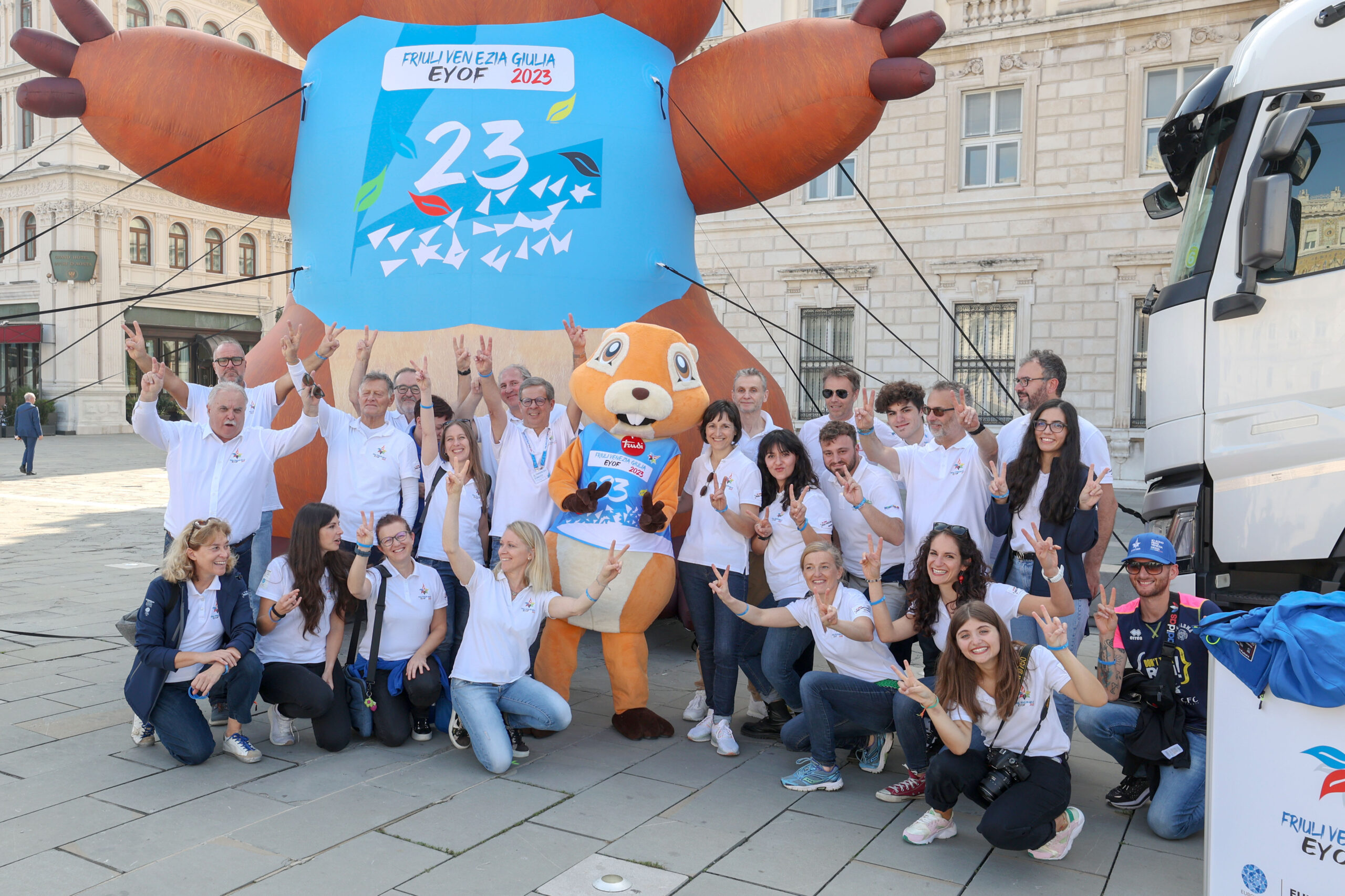 A San Marino arriva la fiamma di EYOF2023 Friuli Venezia Giulia, simbolo olimpico della pace