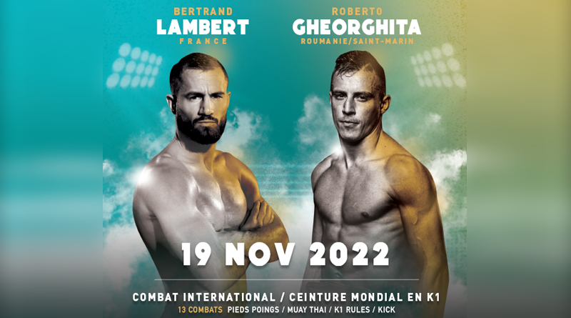Thai Boxe, Roberto “Titano” Gheorghita torna sul ring in Francia per difendere il titolo mondiale K1