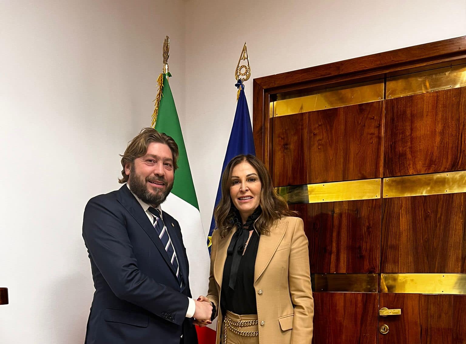 San Marino. Il Segretario Pedini Amati ha incontrato a Roma il Ministro del Turismo  italiano Daniela Santanchè