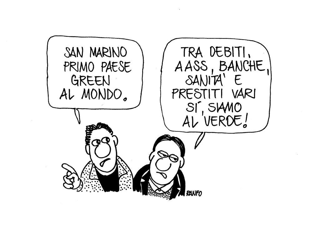 Satira. San Marino… al verde