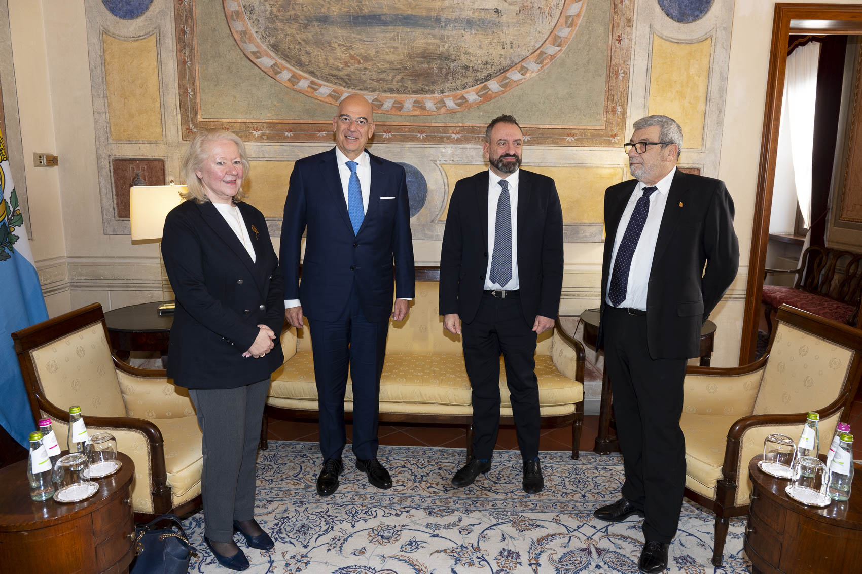 Il ministro degli Affari Esteri della Grecia in visita a San Marino