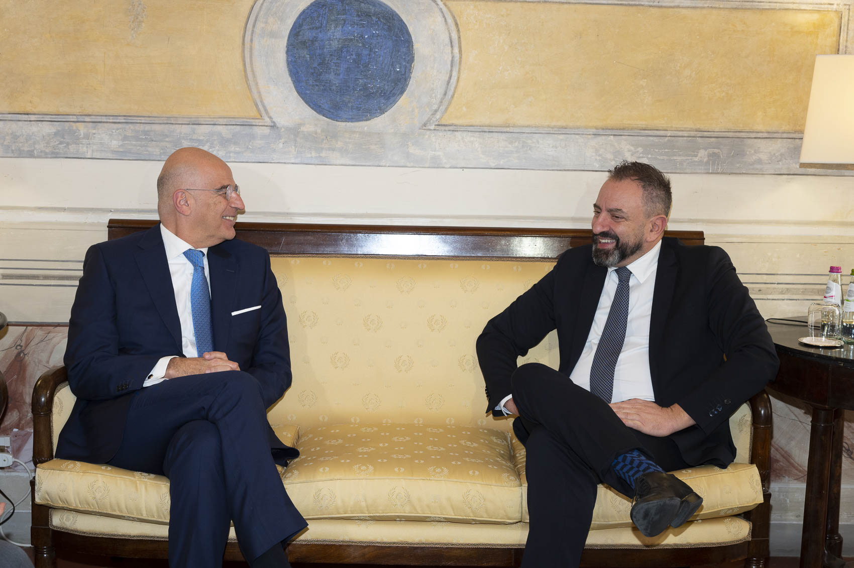 Nikolaos-Georgios Dendias, ministro AAEE della Repubblica ellenica in visita a San Marino