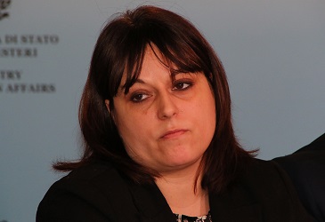 San Marino. Conferenza stampa del Governo a fine 2022. Elena Tonnini, Interni  