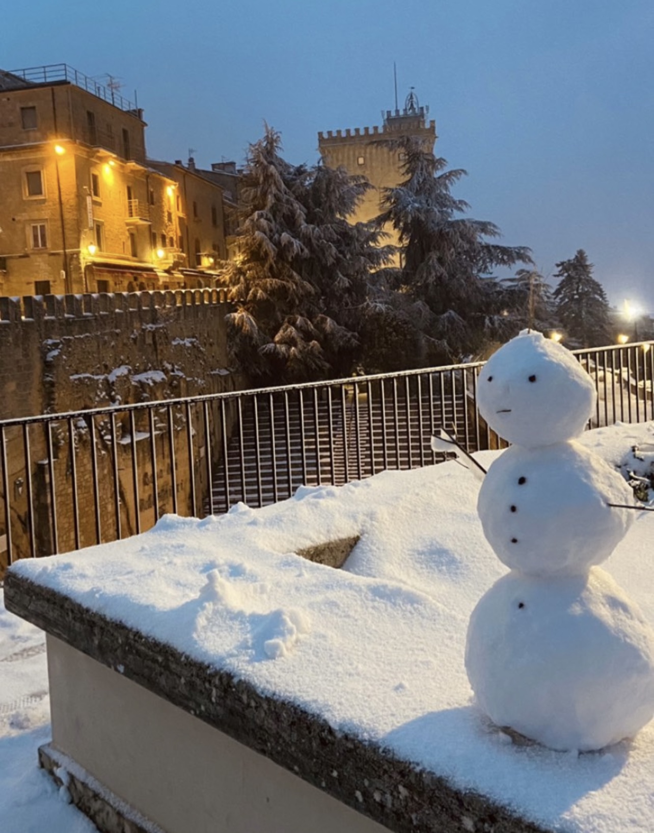 Neve a San Marino, le foto di Ezio Cairoli
