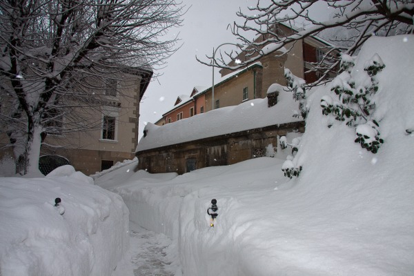 San Marino. Il nevone del 2012