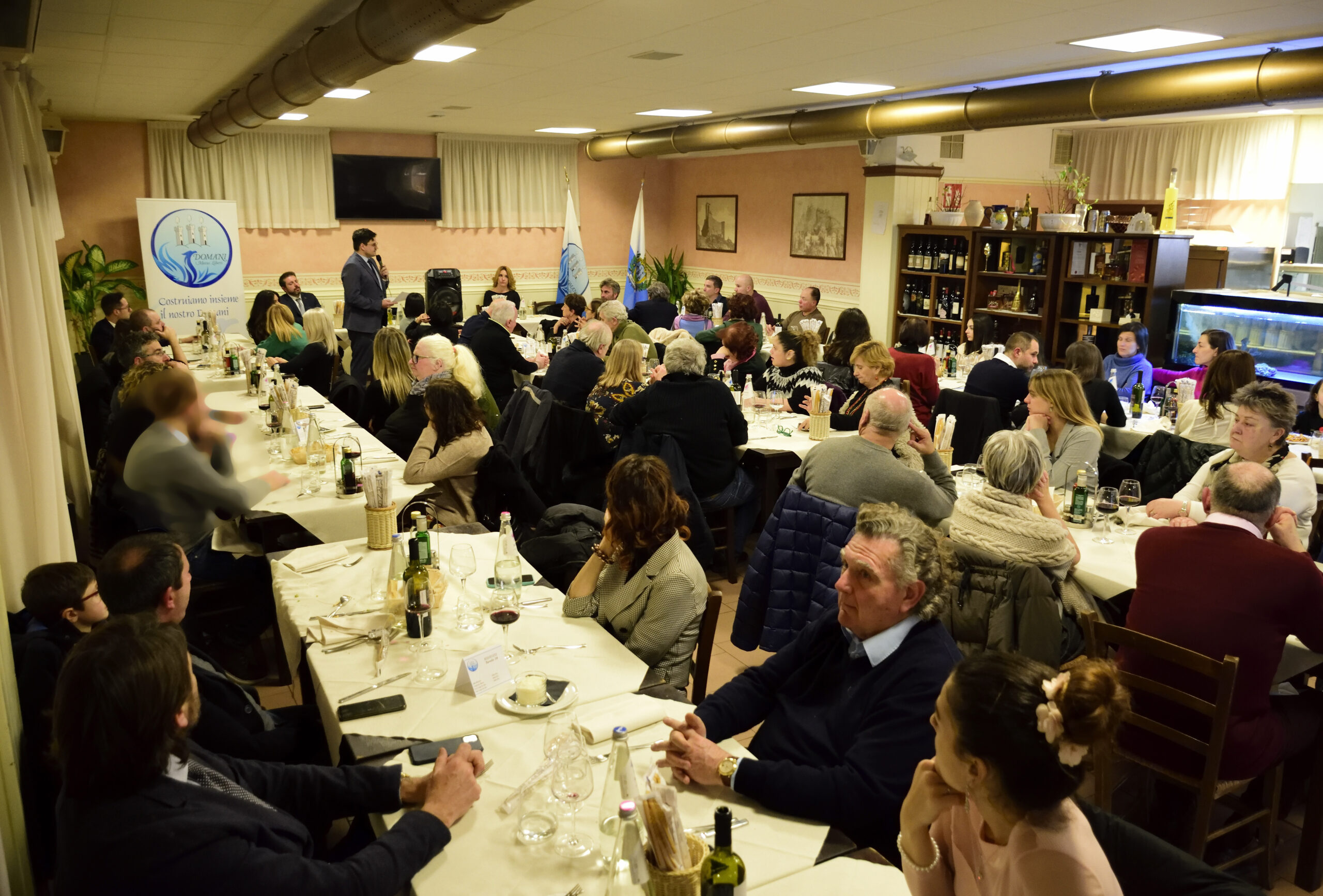 San Marino. Ieri la cena annuale dell’adesione di DOMANI – Motus Liberi