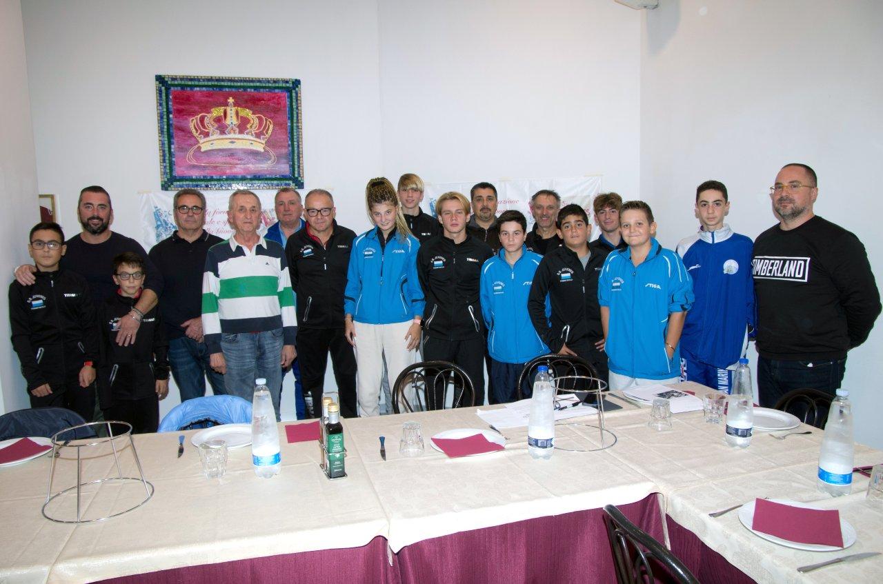 San Marino. La Juvenes festeggia i 40 anni di attività pongistiche con la Federazione Italiana Tennistavolo