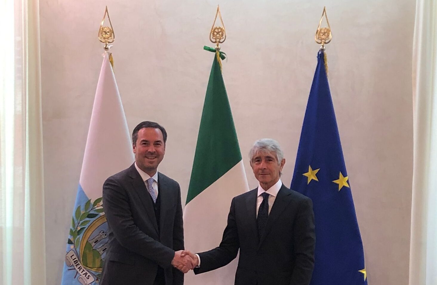 Incontro amichevole e proficuo a Roma tra i ministri dello Sport di San Marino e Italia