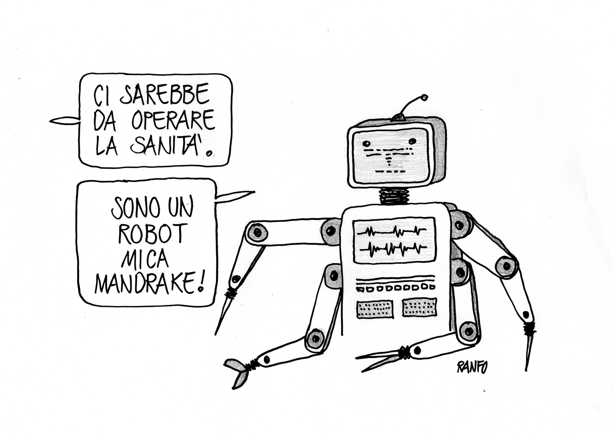 Satira. Il robot e la sanità di San Marino