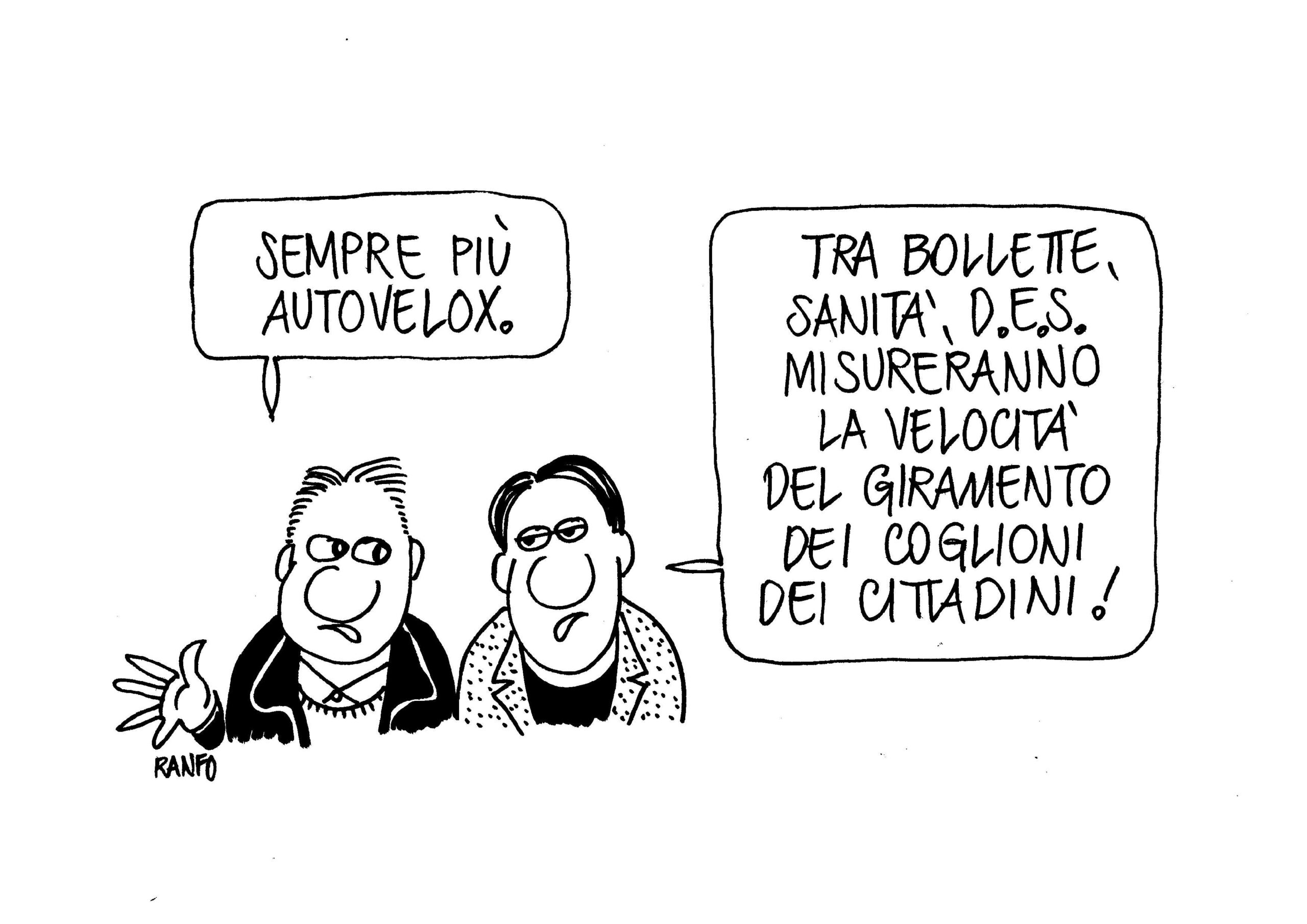 Autovelox, bollette, Des: nessuna buona nuova per San Marino