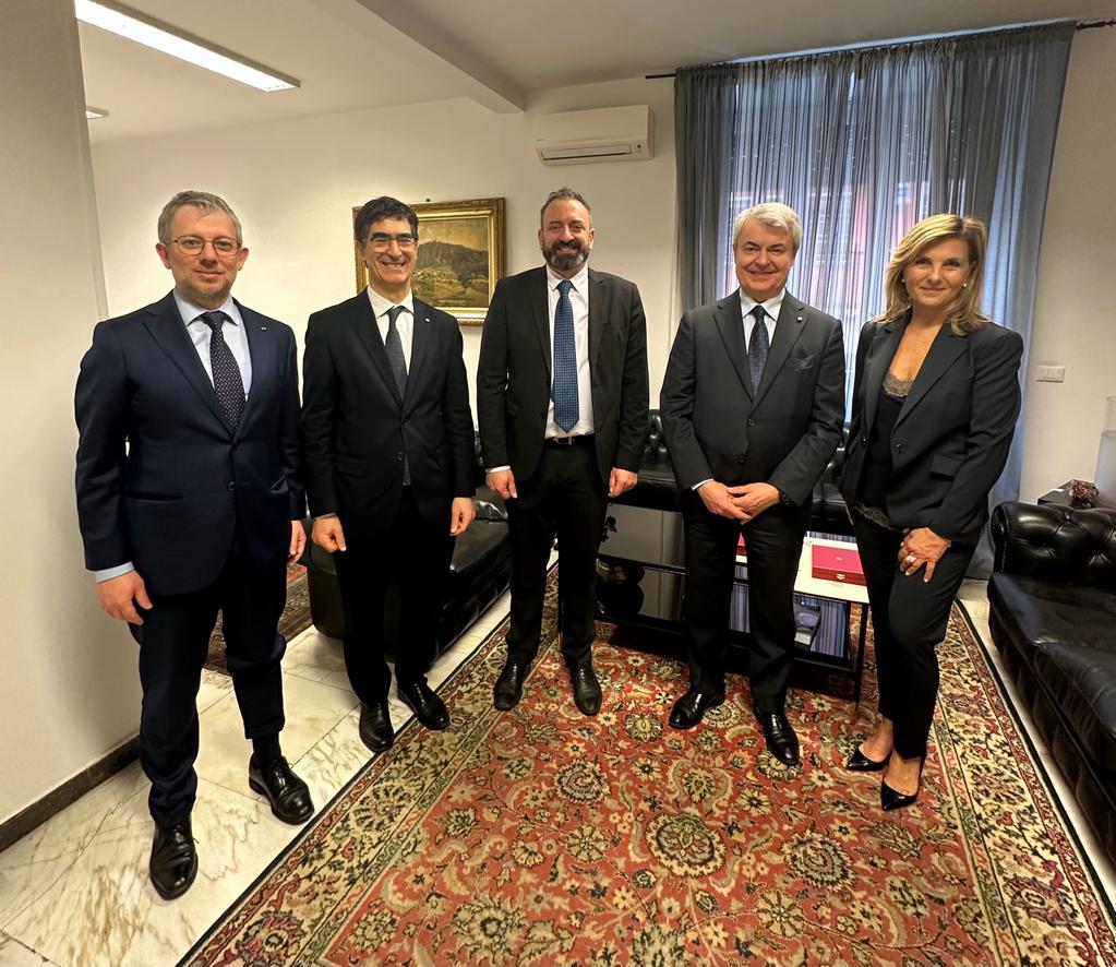 San Marino. Il Segretario di Stato Beccari incontra i diplomatici dei paesi membri dell’Unione Europea
