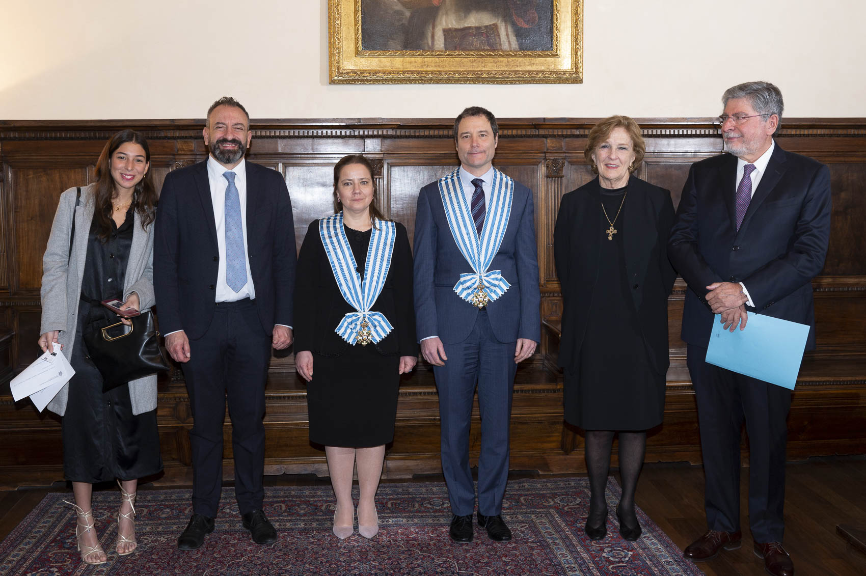 San Marino. Cerimonia di presentazione delle lettere credenziali di sei nuovi ambasciatori