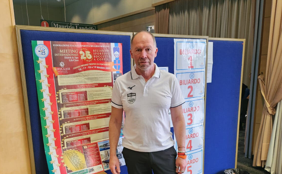 San Marino. Paolo Zafferani al 26° Gran Prix di boccette a Porto Rose