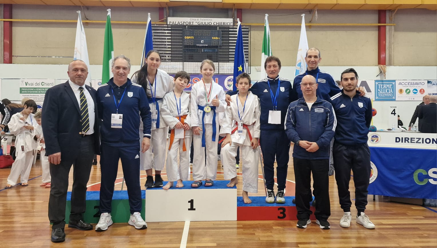 San Marino. Numerose medaglie per gli atleti Fesam alla Coppa di karate di Tolentino