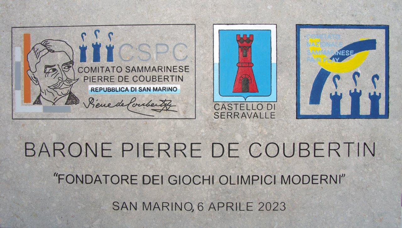 San Marino. Inaugurazione via Pierre de Coubertin, reazioni dal mondo