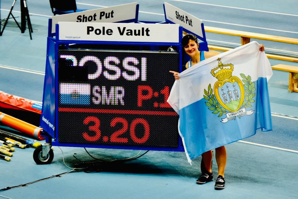San Marino. Eleonora Rossi campionessa del mondo nel salto con l’asta Master 35