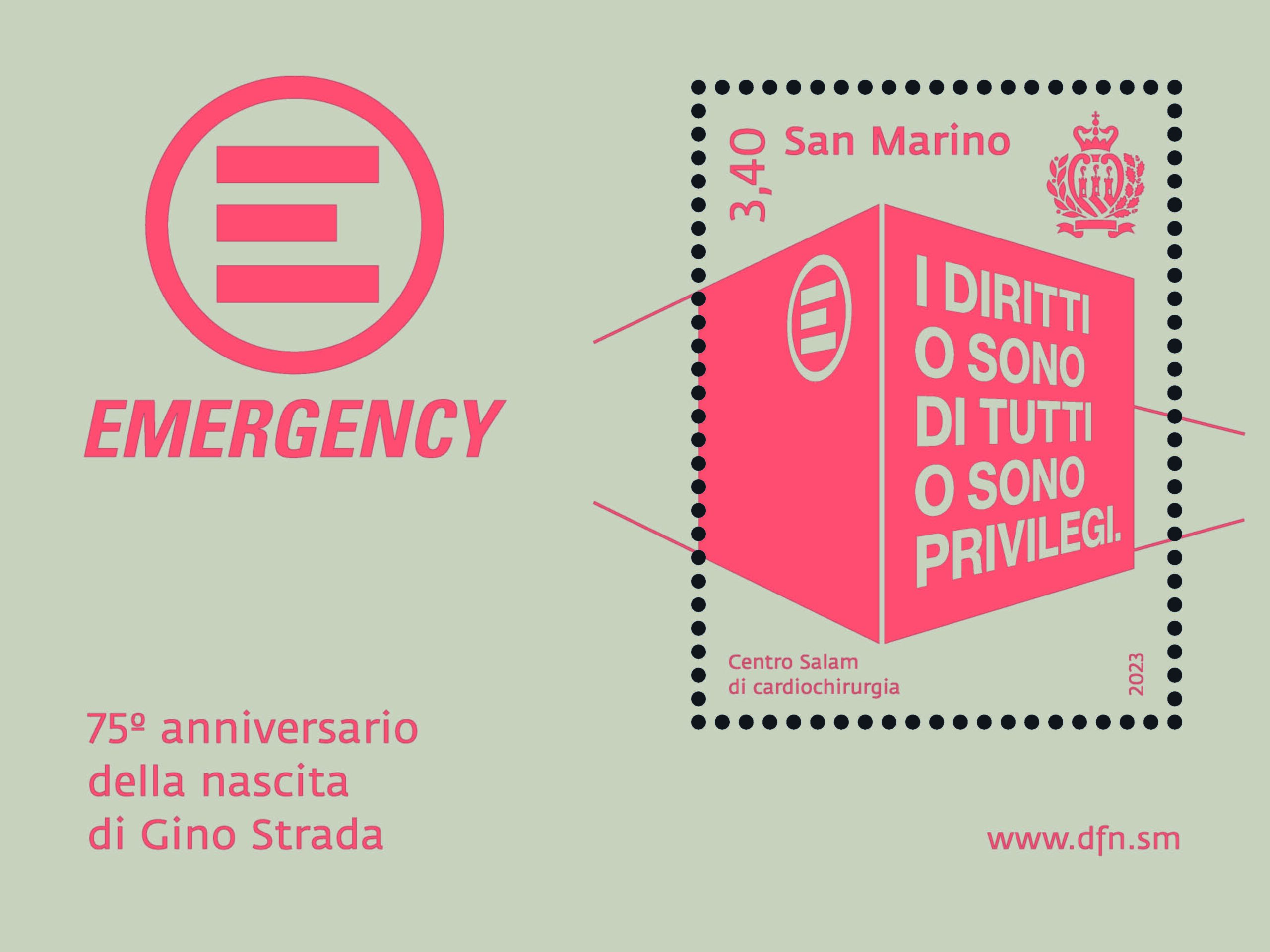 Filatelia, San Marino celebra con un francobollo Gino Strada